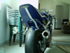 sottocoda racing blu Yamaha r6 con fanale a led 